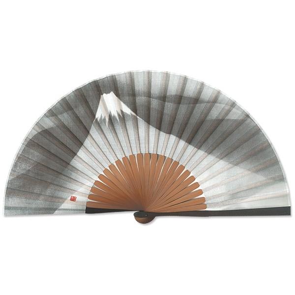 布扇子/墨絵/富士山/京扇子(Cb05) | 