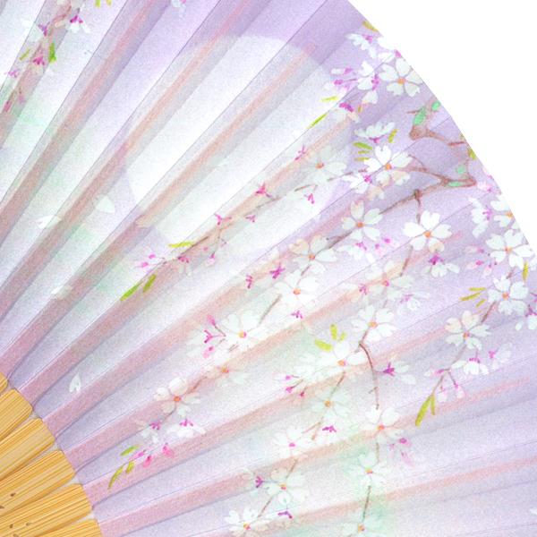 女性用紙扇子 桜 (Da01) |  | 02