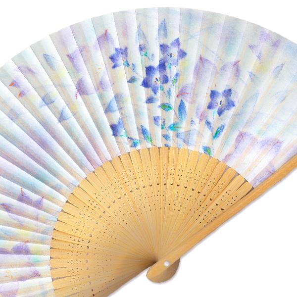 女性用紙扇子 桔梗(B4003) |  | 01