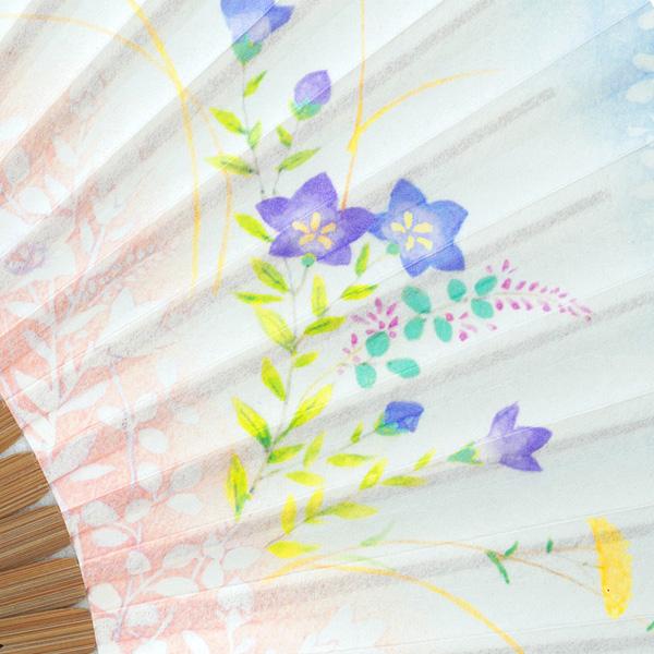 女性用紙扇子/秋草(Db08) |  | 03