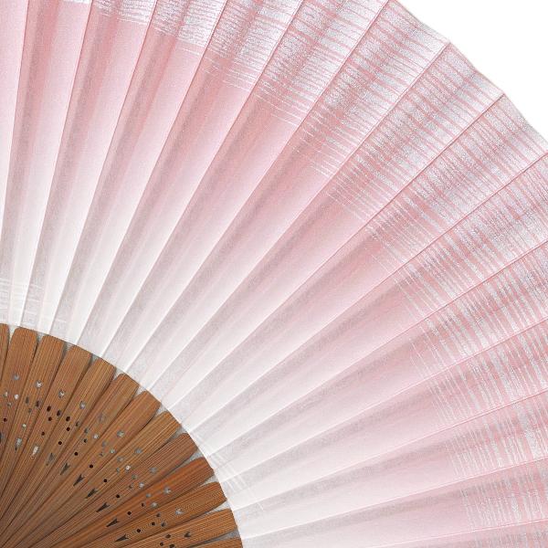 女性用扇子 親彫りピンク霞(Db19) |  | 01