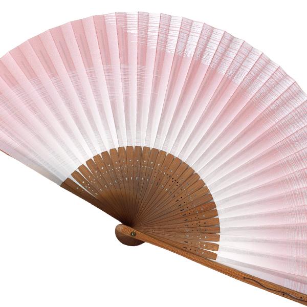 女性用扇子 親彫りピンク霞(Db19) |  | 04