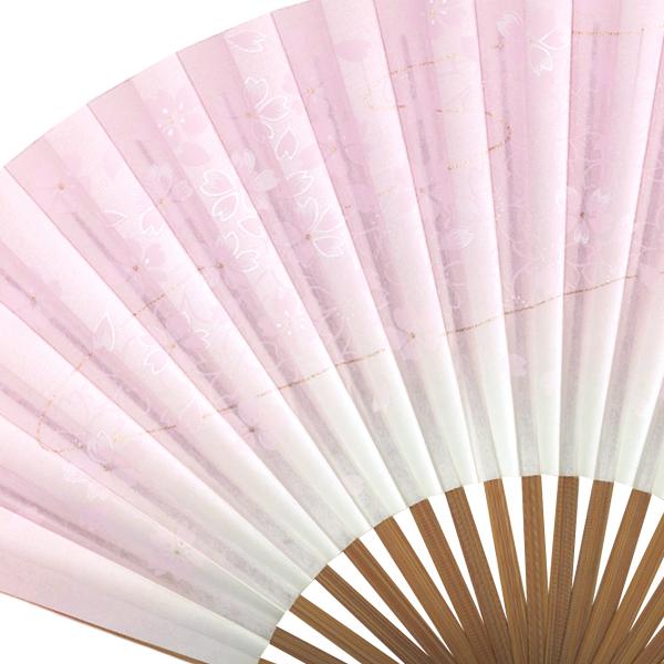 女性用紙扇子/桜 焼き煤竹(Db29) |  | 01