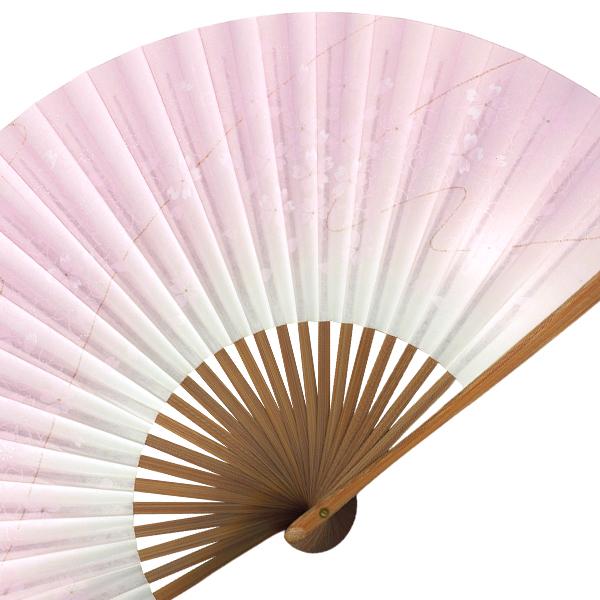 女性用紙扇子/桜 焼き煤竹(Db29) |  | 02