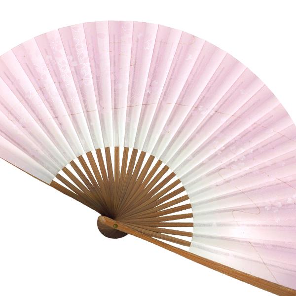 女性用紙扇子/桜 焼き煤竹(Db29) |  | 03