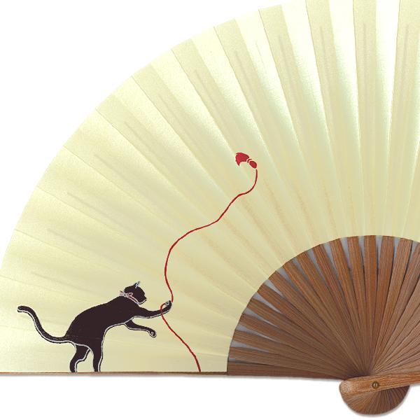 女性用紙扇子/桜 焼き煤竹(Db30) |  | 01