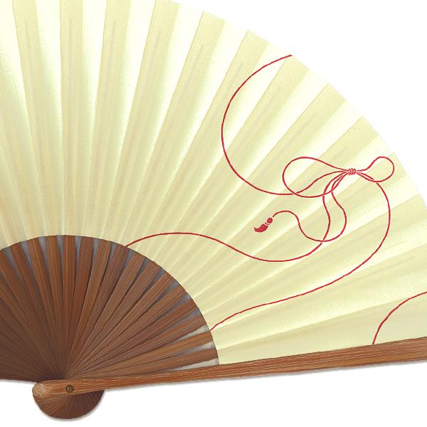 女性用紙扇子/桜 焼き煤竹(Db30) |  | 02