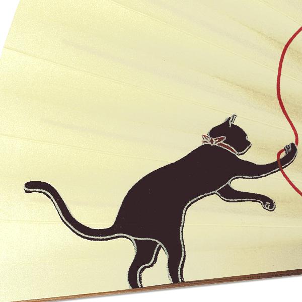 女性用紙扇子/桜 焼き煤竹(Db30) |  | 03