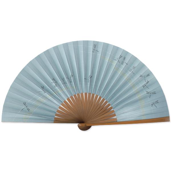 女性用京扇子/トンボ 焼き煤竹(Db32) | 