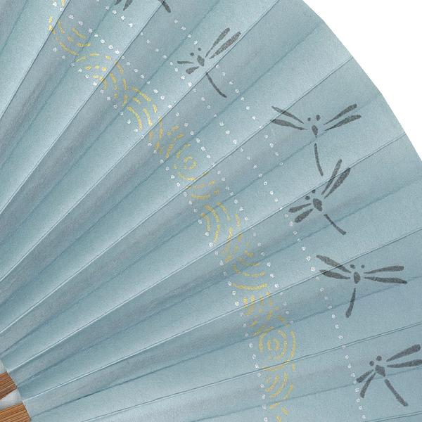 女性用京扇子/トンボ 焼き煤竹(Db32) |  | 04