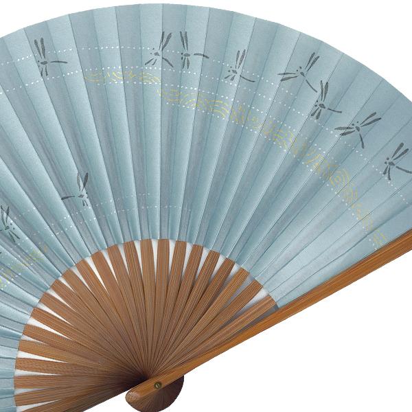 女性用京扇子/トンボ 焼き煤竹(Db32) |  | 05
