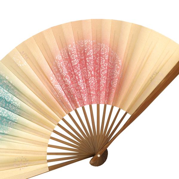 女性用京扇子/唐木写型　花丸(Db40) |  | 03