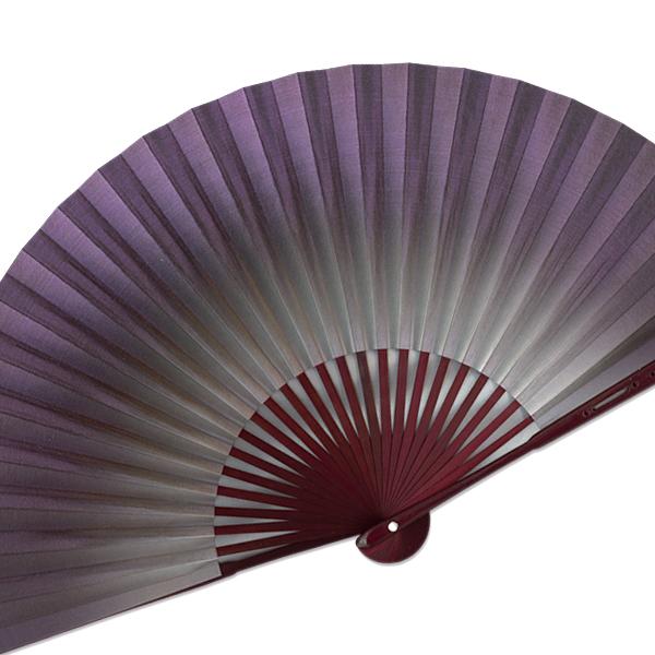 女性用京扇子/鉄線 赤茶染骨/マロン観世彫り(De02) |  | 03