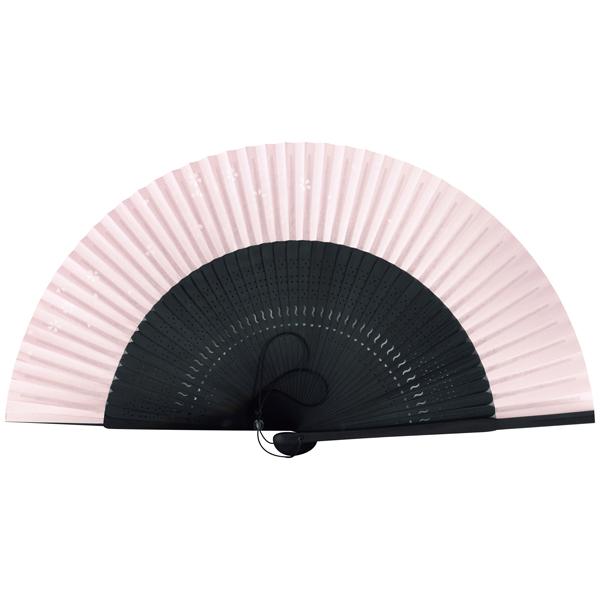 女性用紙扇子 桜ピンク 45間短地扇子 単品 (Dg08) |  | 10