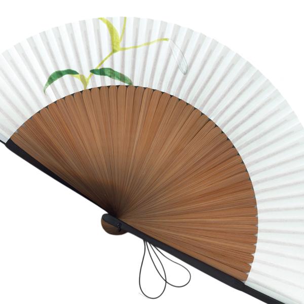 女性用紙扇子 手書き百合(Dg75) |  | 07