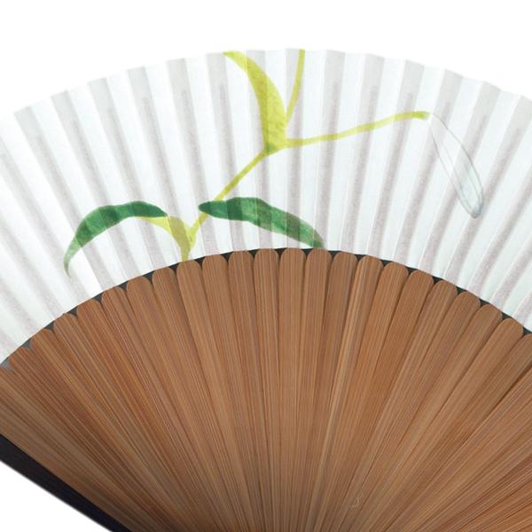 女性用紙扇子 手書き百合(Dg75) |  | 08