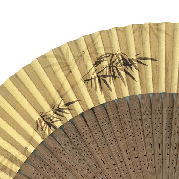 男性用セット扇子 竹 手描き 京扇子 Fa05(Fa05) |  | 06