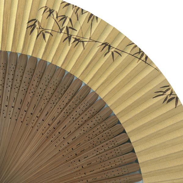 男性用セット扇子 竹 手描き 京扇子 Fa05(Fa05) |  | 07