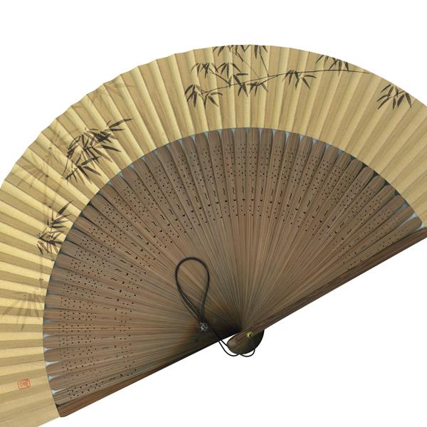 男性用セット扇子 竹 手描き 京扇子 Fa05(Fa05) |  | 08