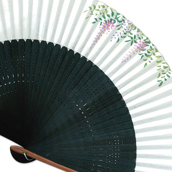 【桐箱】女性用セット扇子 藤/扇子袋付き(Ga204) |  | 03