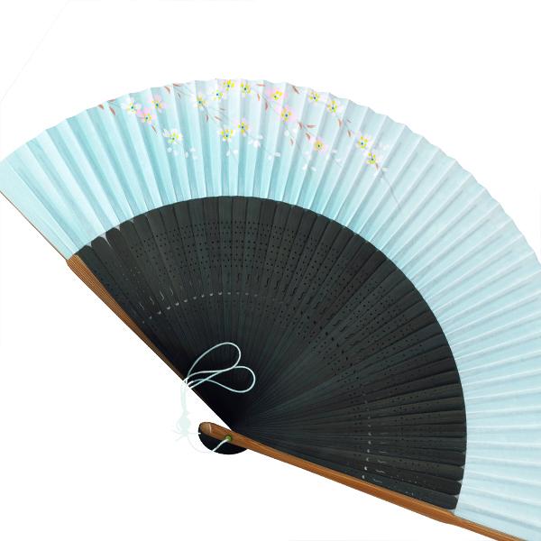 【桐箱】女性用紙扇子セット 糸桜/扇子袋付き(Ga205) |  | 10