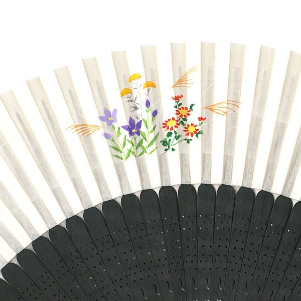 【桐箱】女性用 セット 扇子 秋草 / 扇子袋 付き (Ga209) |  | 02