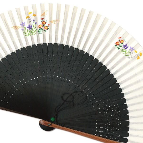 【桐箱】女性用 セット 扇子 秋草 / 扇子袋 付き (Ga209) |  | 03