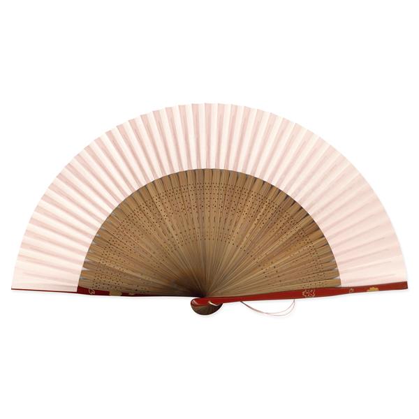 【桐箱】女性用セット扇子 桜 扇子袋付き/雲母 京扇子(Ga300) |  | 02