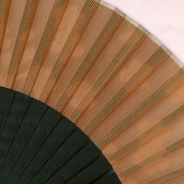 【桐箱】京扇子セット 黒檀扇子/ウコン(Ge03) |  | 01