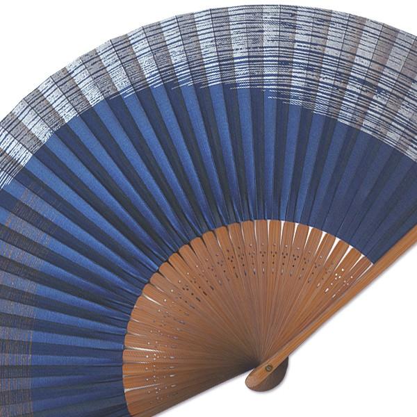 【化粧箱】ペアー扇子/唐木 霞 紺&ベージュ(Ia110) |  | 02