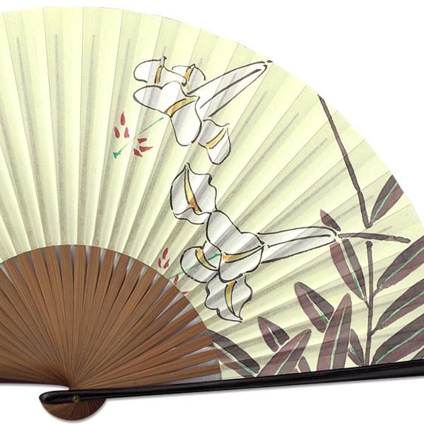 【化粧箱】ペアー扇子/記念日/若冲扇子 象&百合(Ia202) |  | 03
