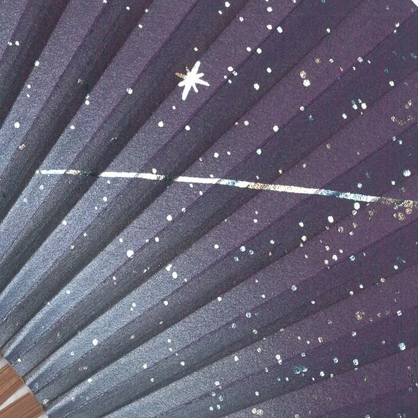 【桐箱】ペアー扇子 森の星空/都会の星空(Ia305) |  | 03