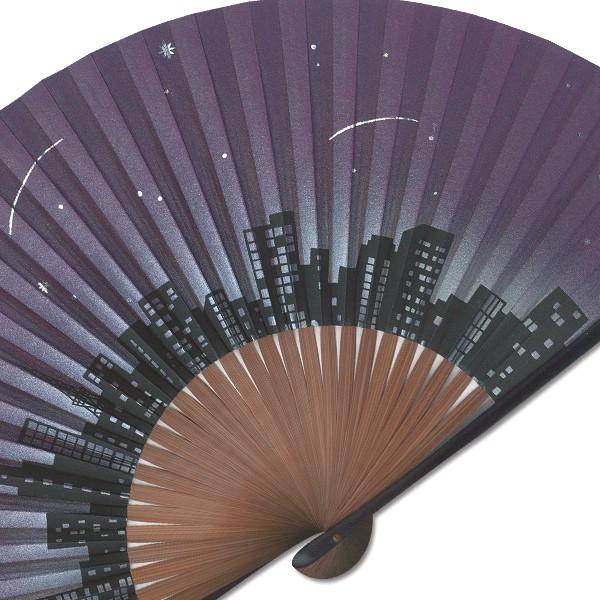 【桐箱】ペアー扇子 森の星空/都会の星空(Ia305) |  | 04