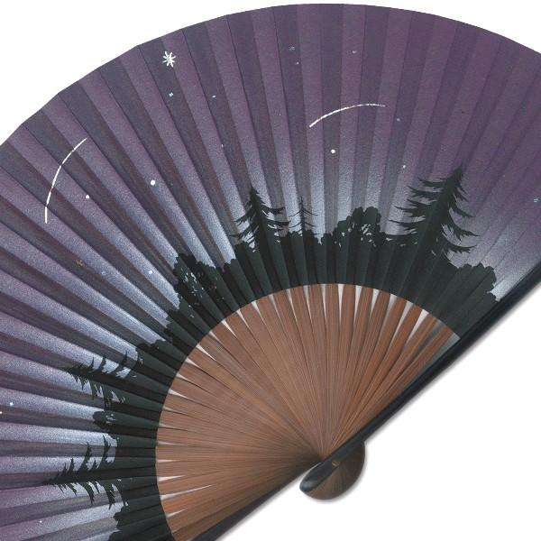 【桐箱】ペアー扇子 森の星空/都会の星空(Ia305) |  | 05