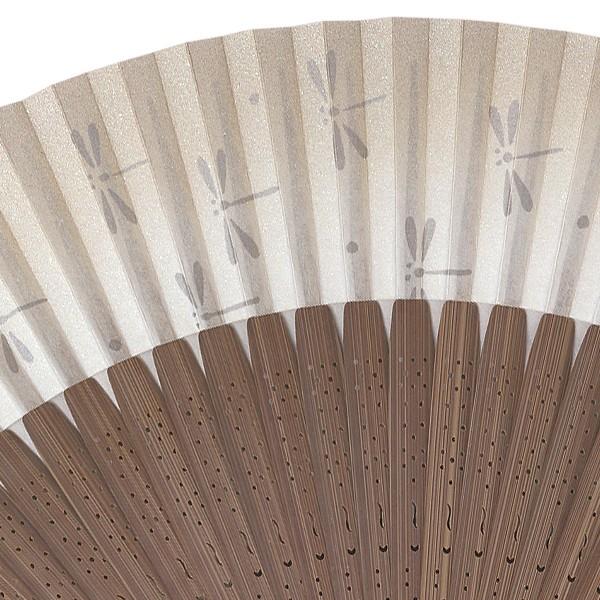 【桐箱】ペアー扇子 高級蒔絵扇子 トンボ桔梗(Ia600) |  | 02