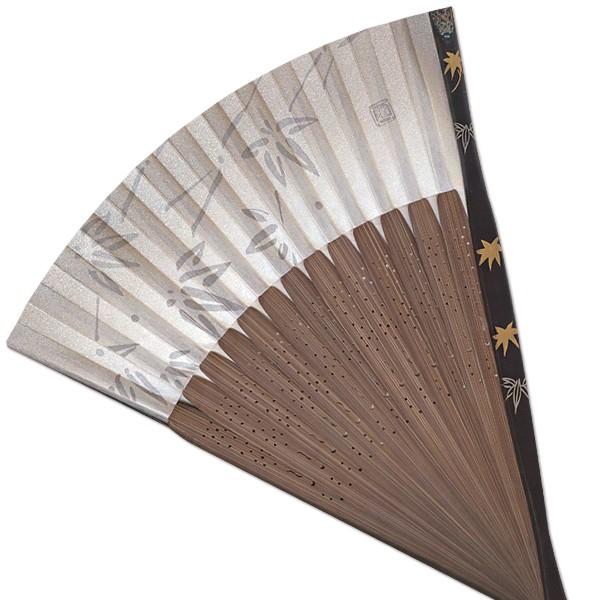 【桐箱】ペアー扇子 高級蒔絵扇子 笹桜(Ia601) |  | 03