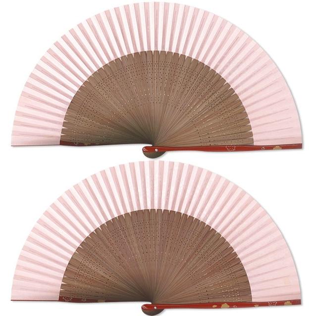 【桐箱】ペアー扇子 高級蒔絵扇子 笹桜(Ia601) |  | 04