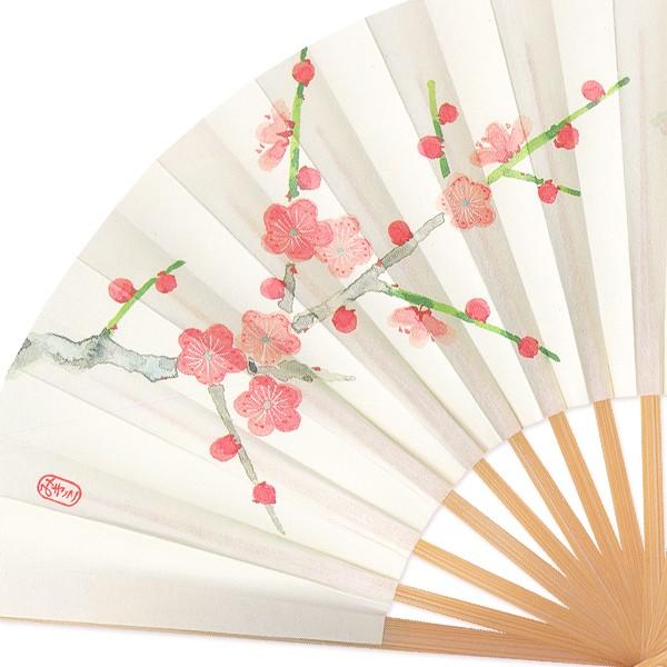 茶扇/梅 京扇子(Qa101) |  | 01