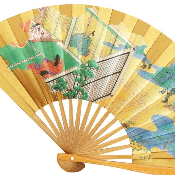 5寸飾り扇子帚木 源氏物語 単品 (Ra205) |  | 04