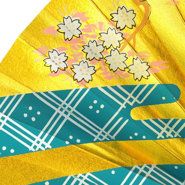 海外向けお土産/台付き茶扇飾り扇子/桜(Rd203) |  | 08