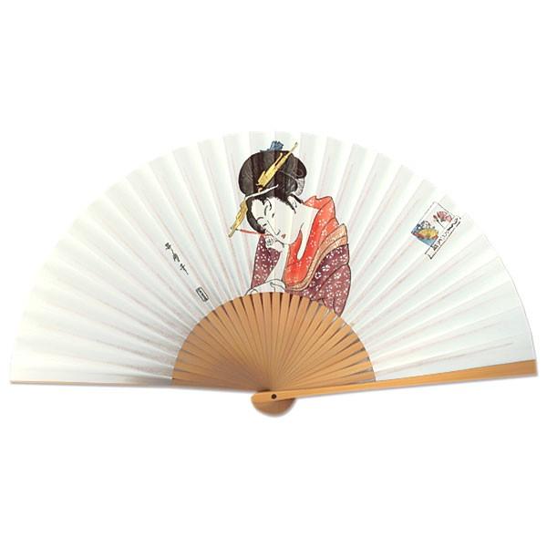 海外お土産扇子/筆美人(Re006) | 