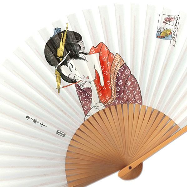 海外お土産扇子/筆美人(Re006) |  | 01