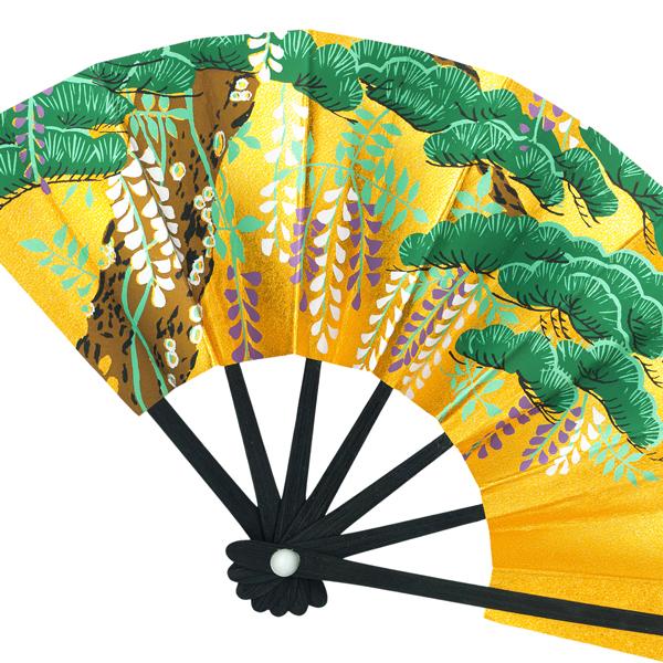 外国へのお土産/豆扇子 松と藤【台付きセット】(Rf008) |  | 04