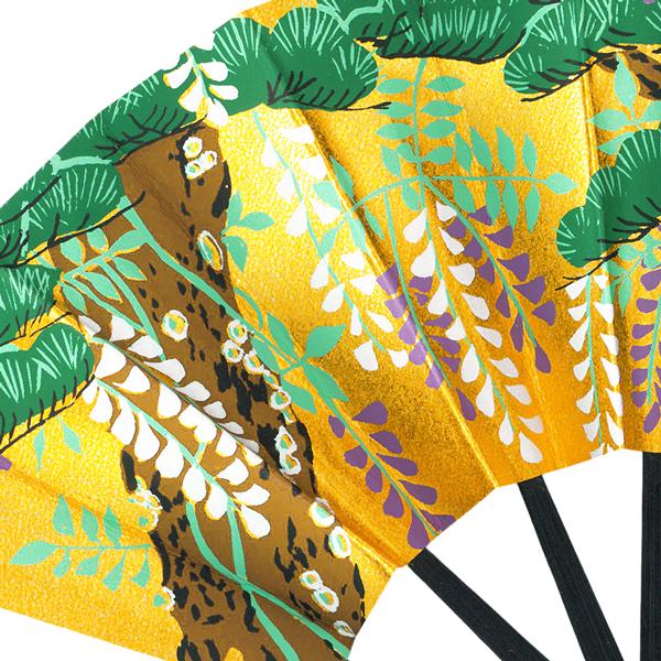 外国へのお土産/豆扇子 松と藤【台付きセット】(Rf008) |  | 05