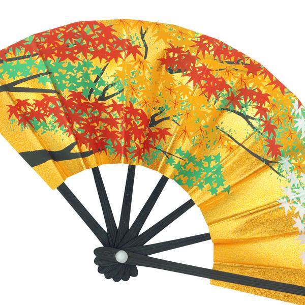 外国へのお土産/豆扇子 三色紅葉【台付きセット】(Rf010) |  | 04