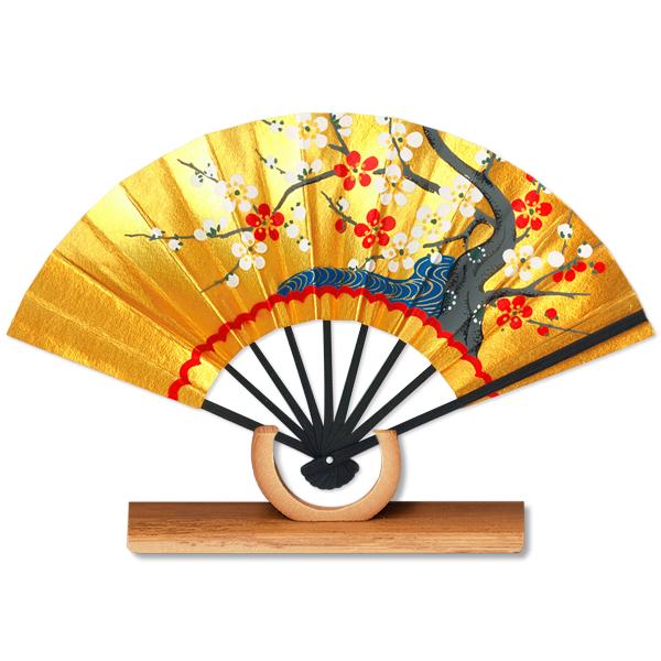外国へのお土産/豆扇子 紅白梅 大国屋【扇子単品】(Rf016) | 