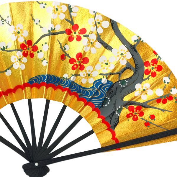 外国へのお土産/豆扇子 紅白梅 大国屋【扇子単品】(Rf016) |  | 01