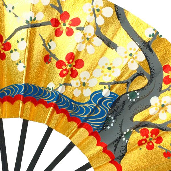 外国へのお土産/豆扇子 紅白梅 大国屋【扇子単品】(Rf016) |  | 02