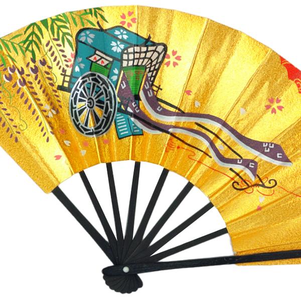外国へのお土産/豆扇子 藤御所車 大国屋【扇子単品】(Rf018) |  | 01