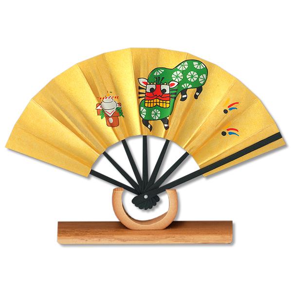 【歳時記】豆扇子 お正月【扇子単品】(Rf111) | 